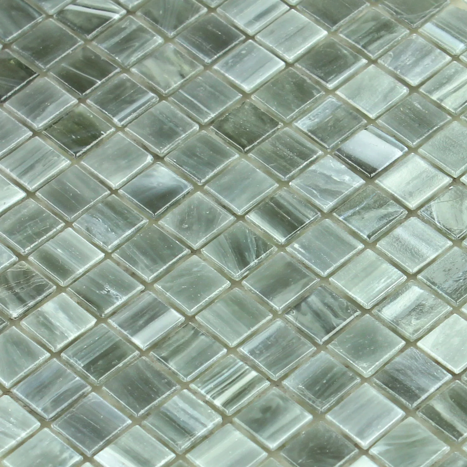 Trend-Vi Mosaik Fliser Glas Brillante 216 20x20x4mm