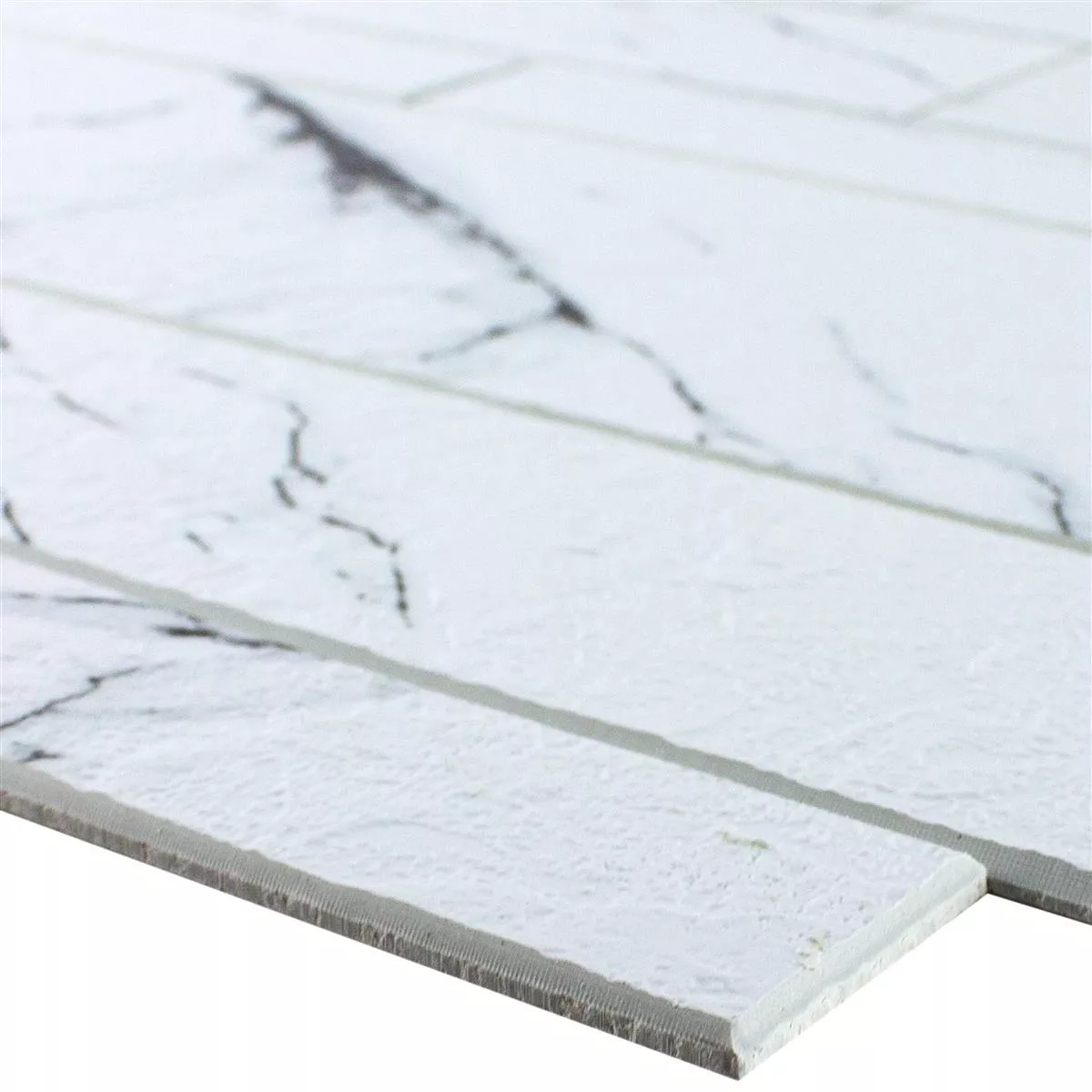 Mosaik Fliser Lewis Selvklæbende Sten Optik Hvid Mosaik Fliser Lewis Selvklæbende Sten Optik Hvid