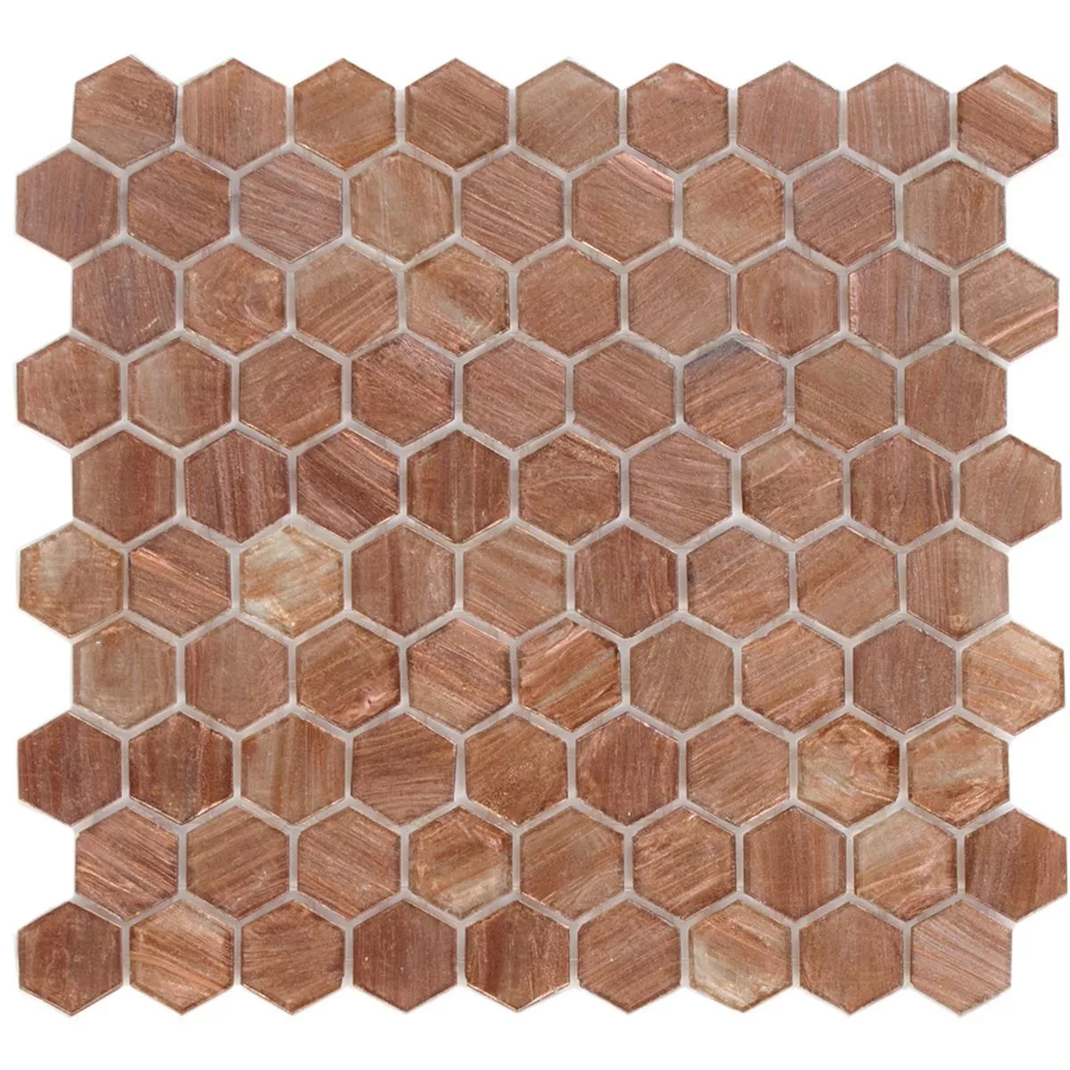 Trend-Vi Mosaik Fliser Glas Hexagon 222