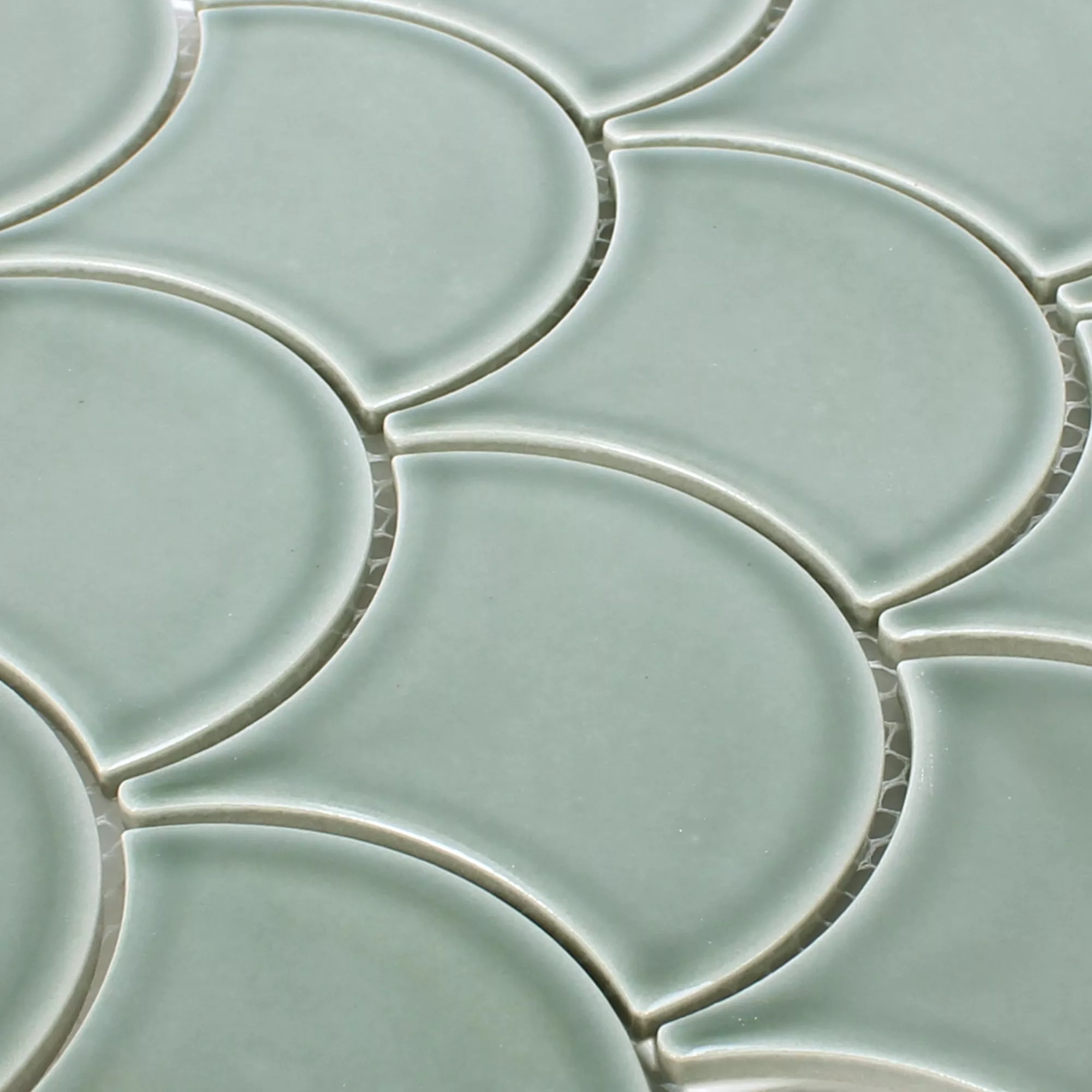 Prøve Keramik Mosaikfliser Madison Grøn