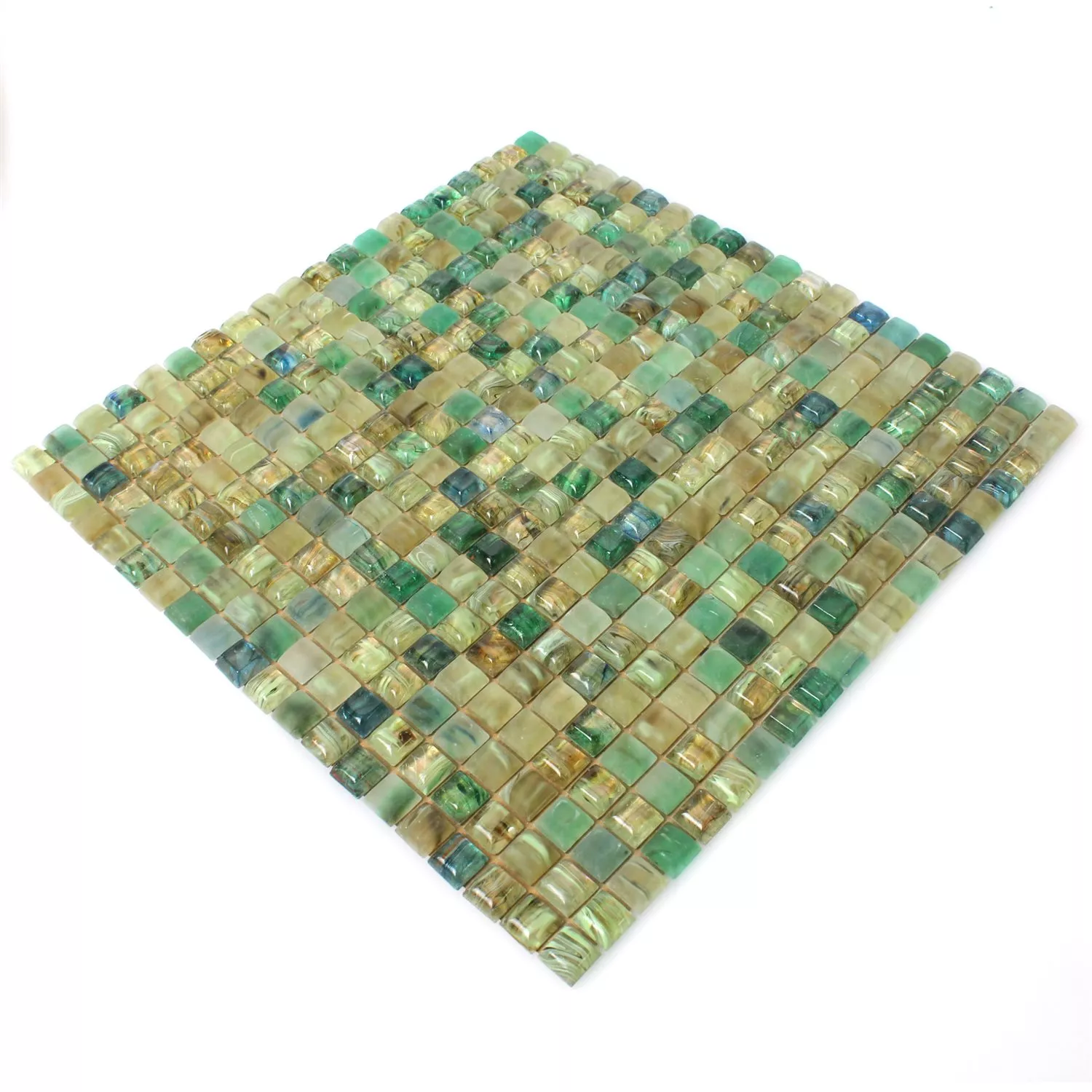 Glas Swimmingpool Mosaik Fliser Pergamon Grøn