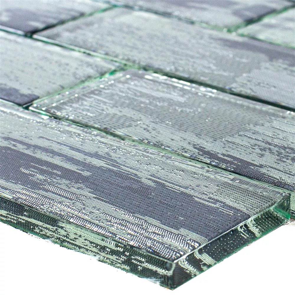 Glasmosaik Fliser Troja Sølv Glasmosaik Fliser Troja Sølv