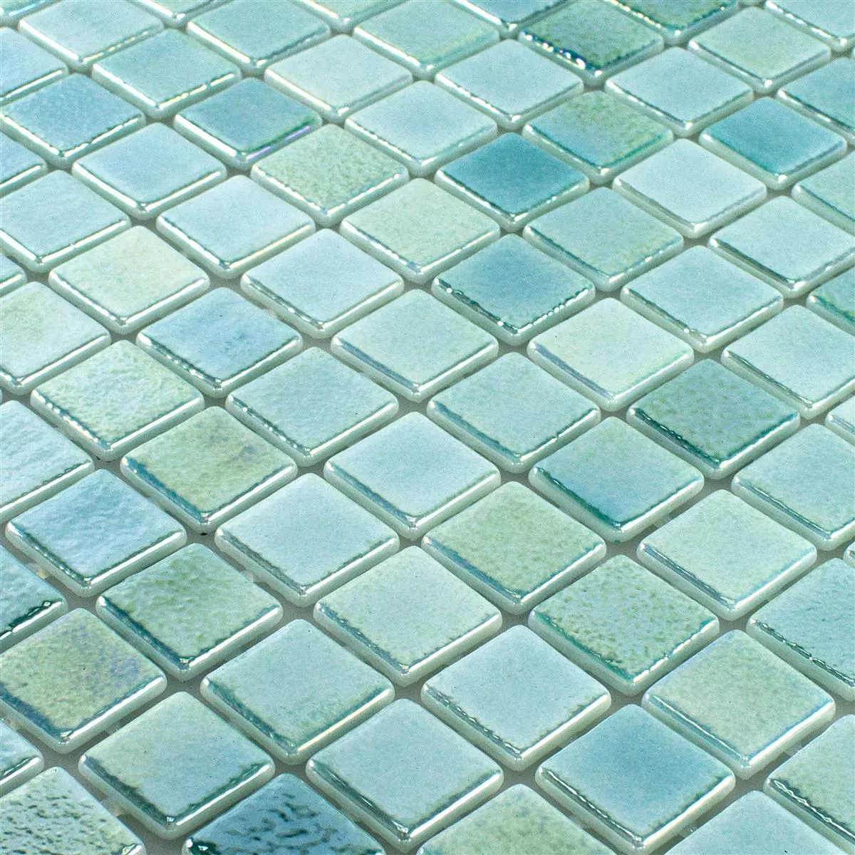 Prøve Glas Swimmingpool Mosaik McNeal Turkis 25