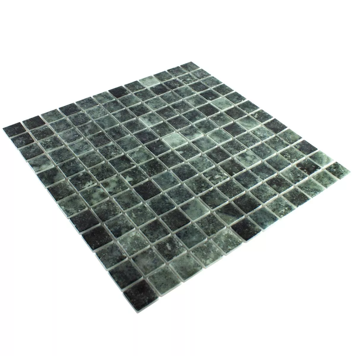 Swimmingpool Mosaik Baltic Sort 25x25mm