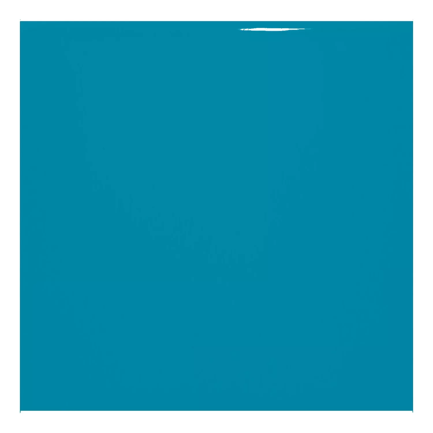 Metro flise Turkis Strålende 10x10 cm Uden Facet Freyburg Aqua Blue