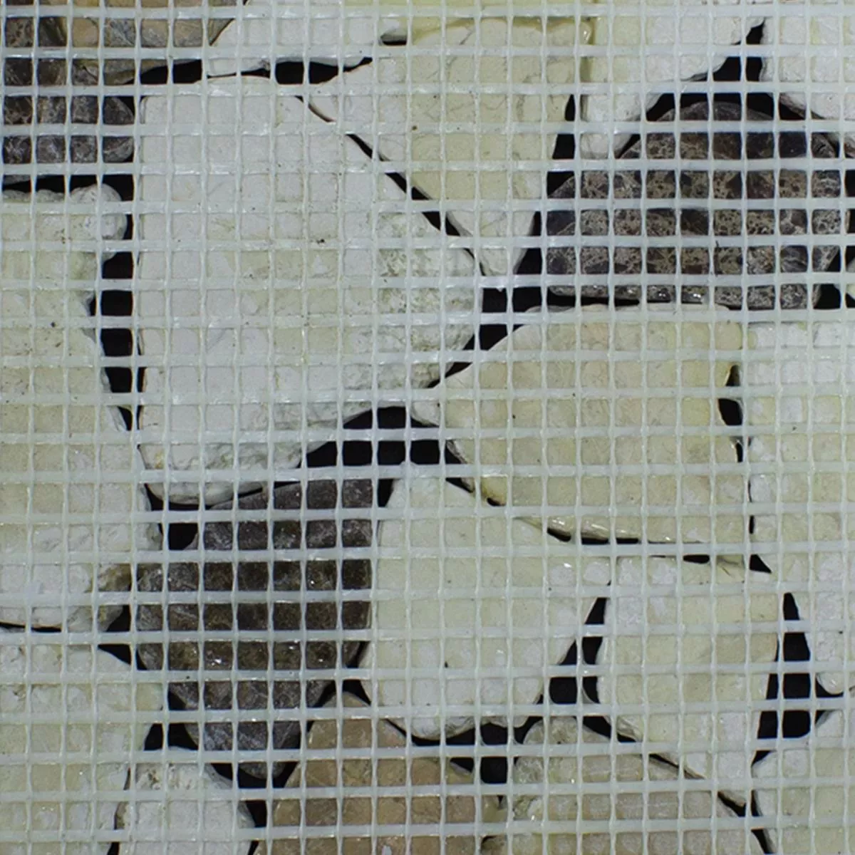Marmor Brud Mosaik Fliser Dolcevista Brun Hvid