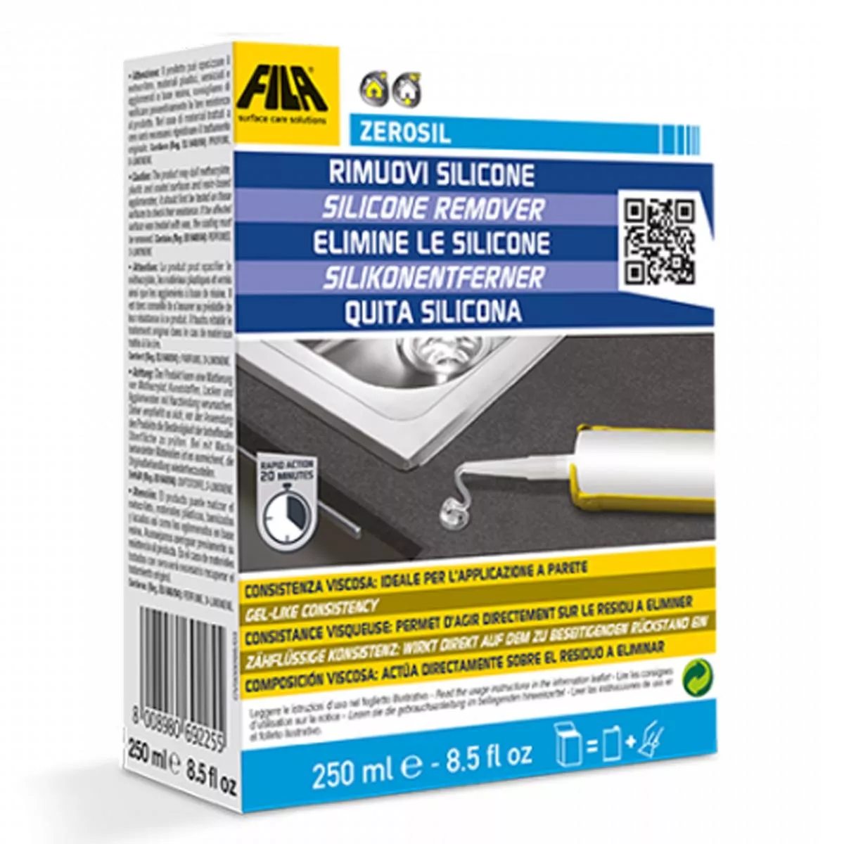 Fila ZEROSIL silikonefjerner 250 ML Fila ZEROSIL silikonefjerner 250 ML