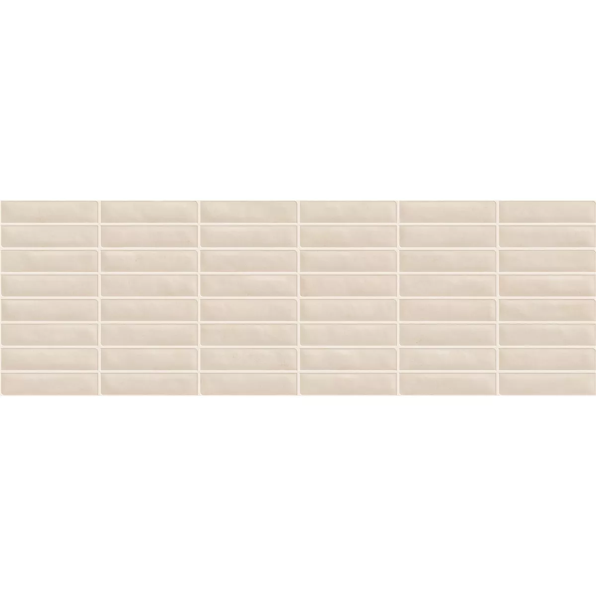 Ferrum Beige Glänzend 24x74 cm