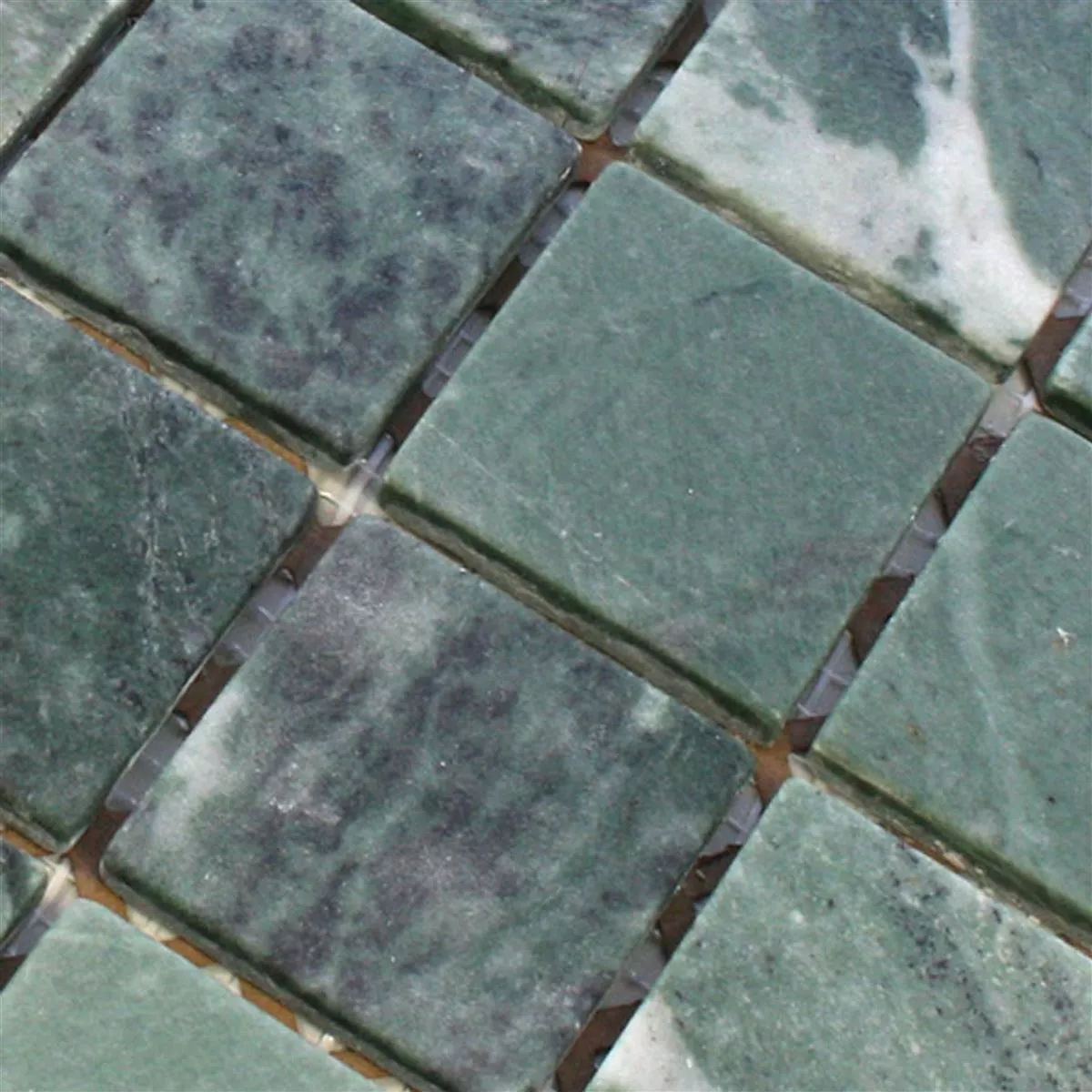 Mosaik Fliser Marmor 48x48x8mm Verde