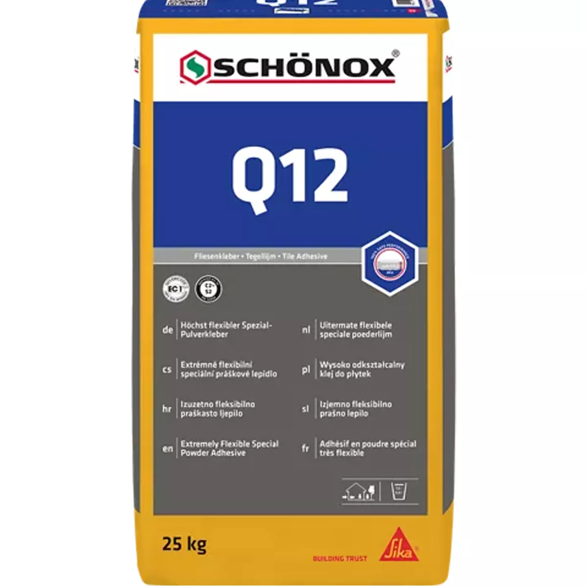 Fliseklæber Schönox Q12 special pulverklæber 25 kg