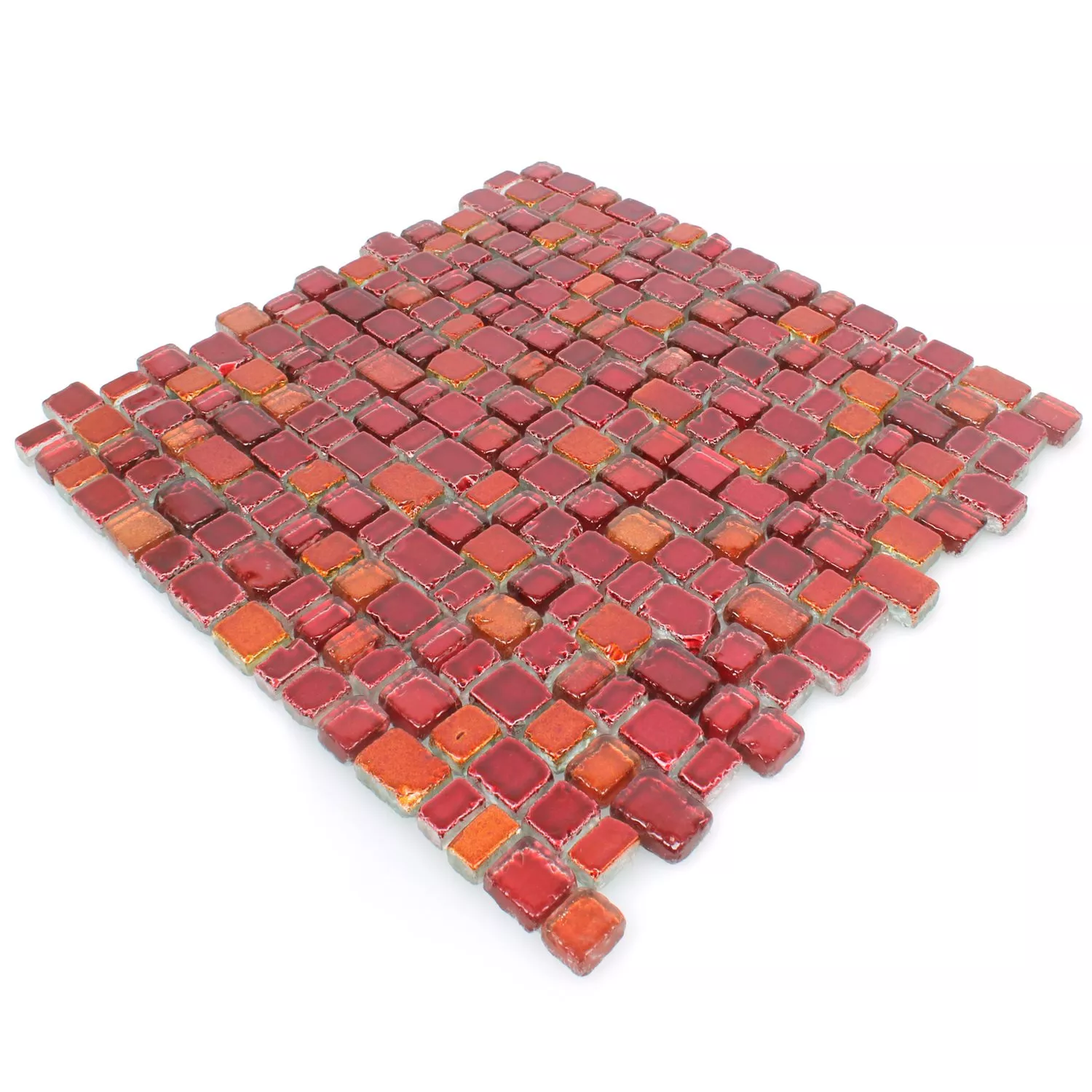 Mosaik Fliser Glas Roxy Rødappelsin