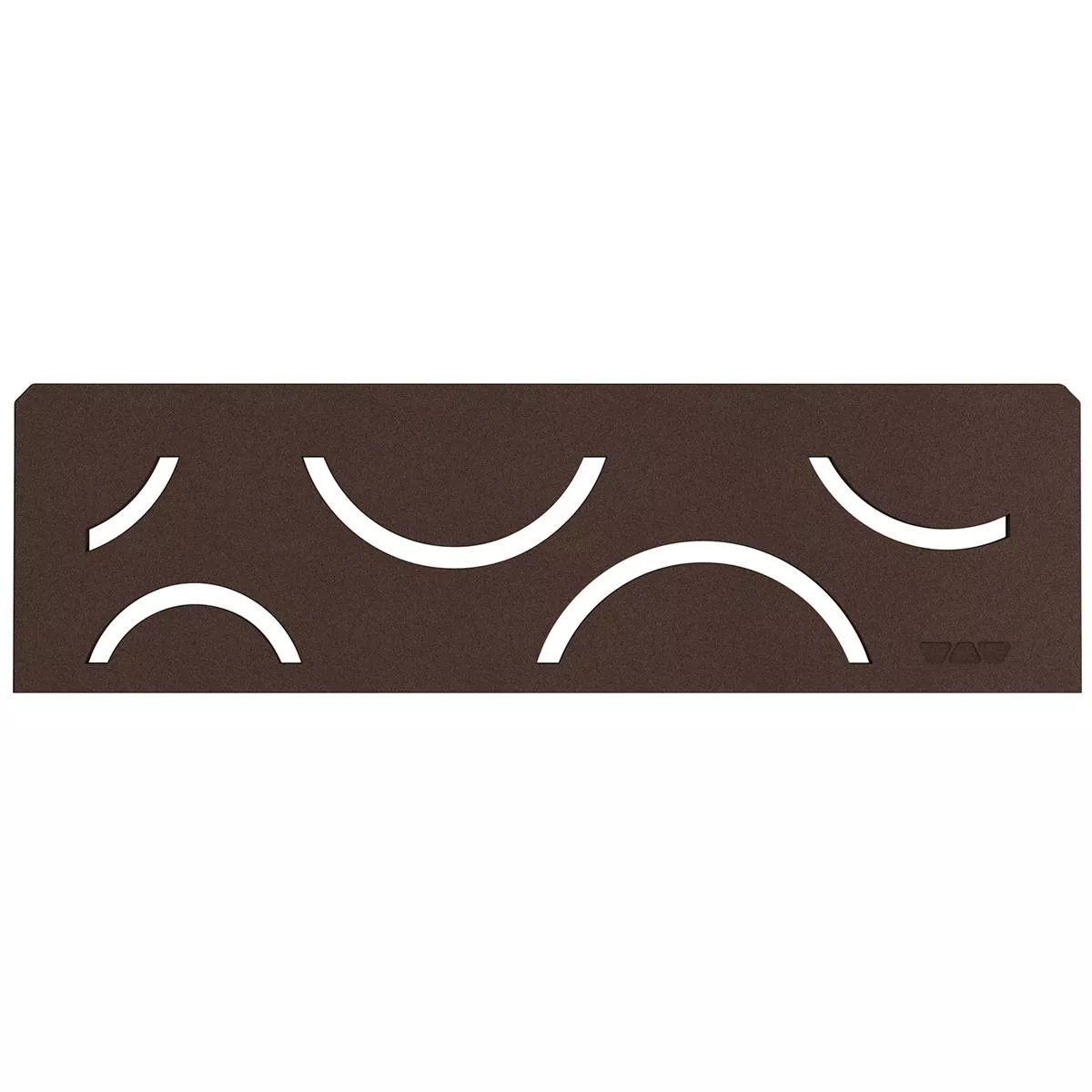 Nichevæghylde Schlüter rektangel 30x8,7cm Curve Bronze