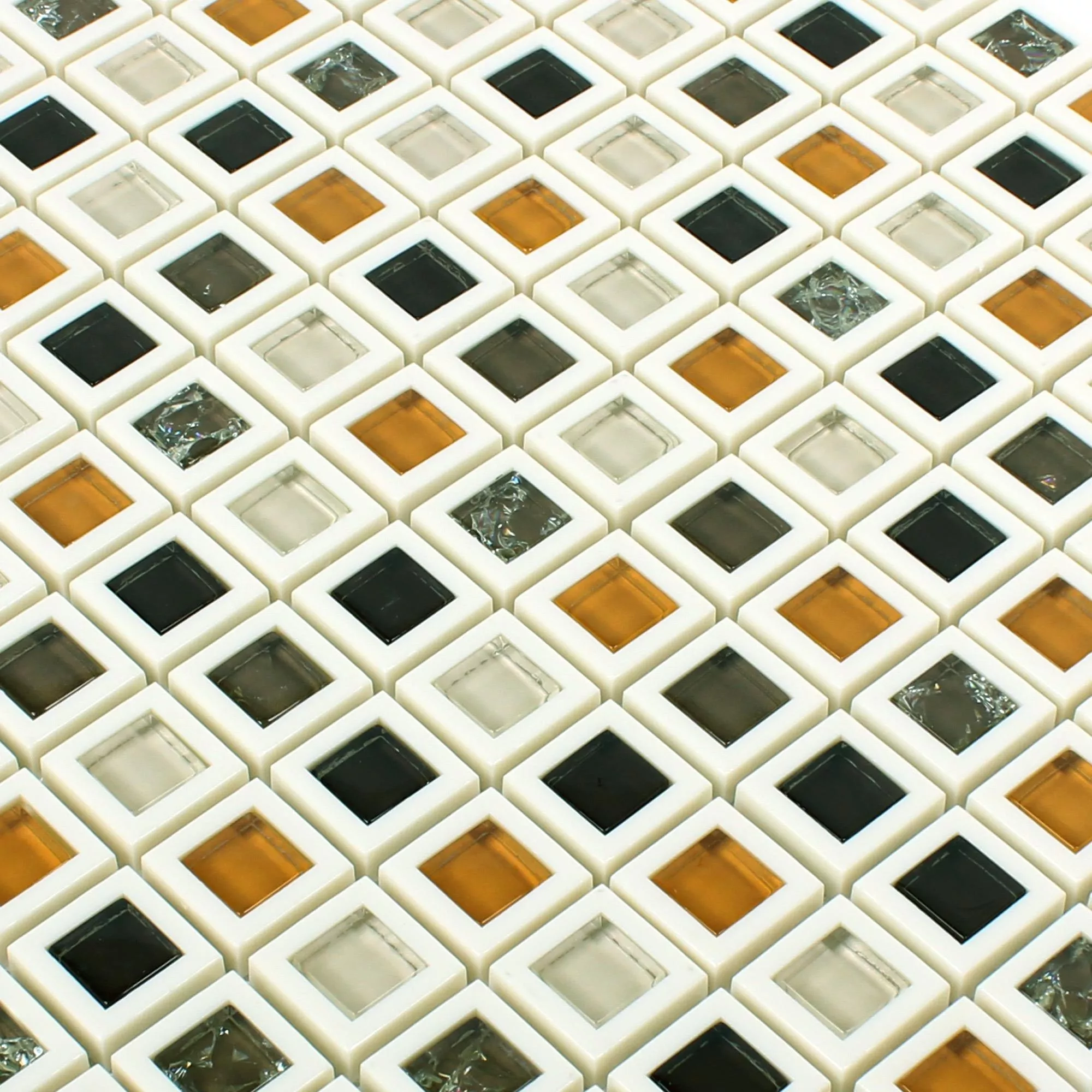 Glas Plast Mosaik Anatolia Brun