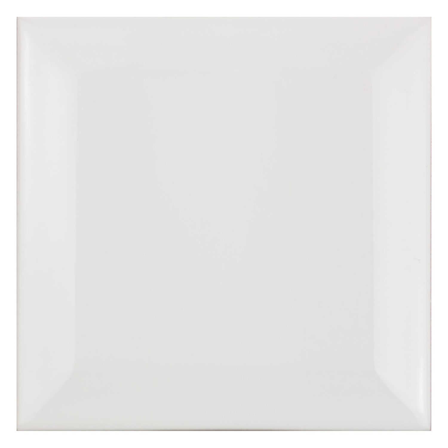 Metro flise Hvid Måtte 10x10 cm Med Facet Catarina Blanco