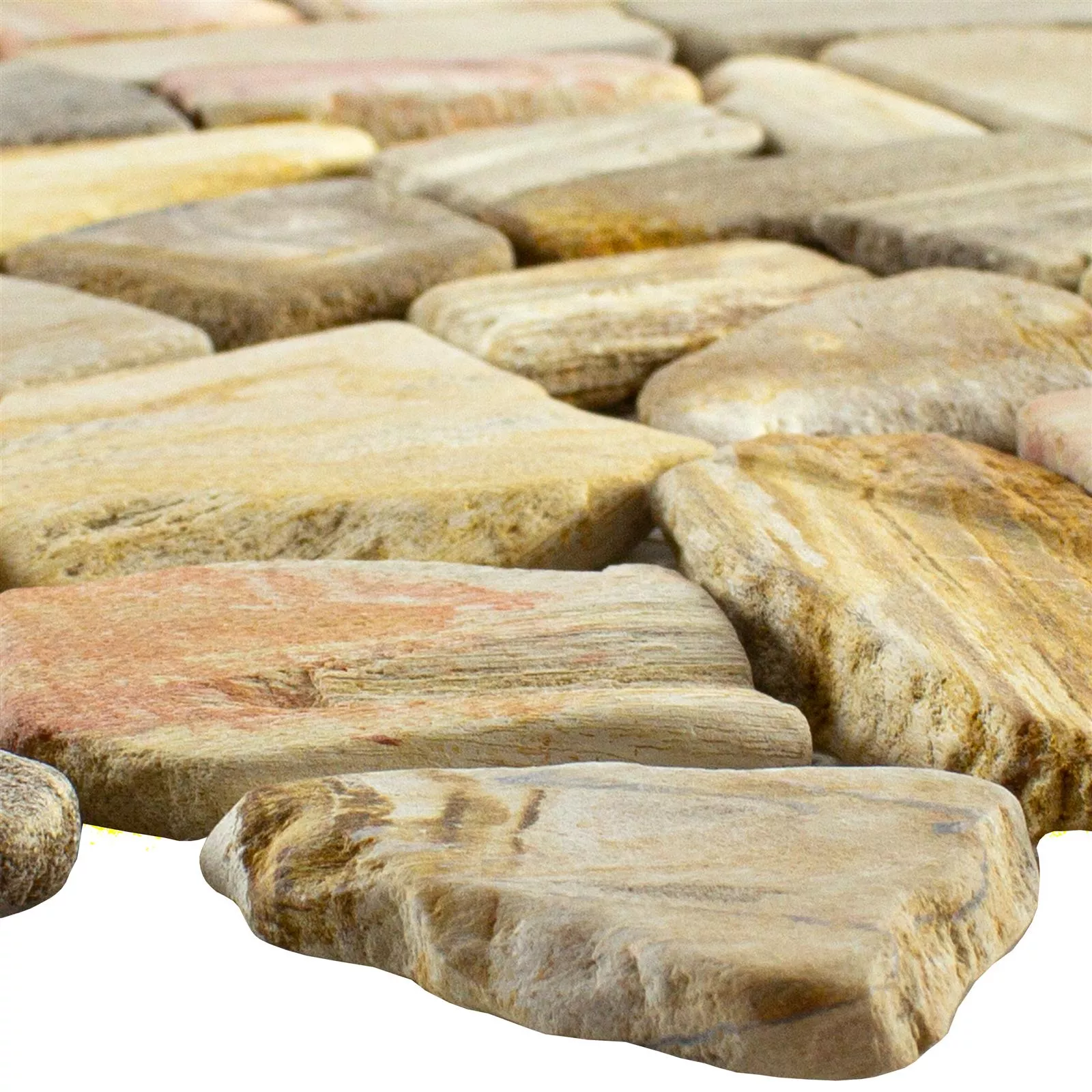 Marmor Brud Mosaik Fliser Erdenet Brun Beige Marmor Brud Mosaik Fliser Erdenet Brun Beige