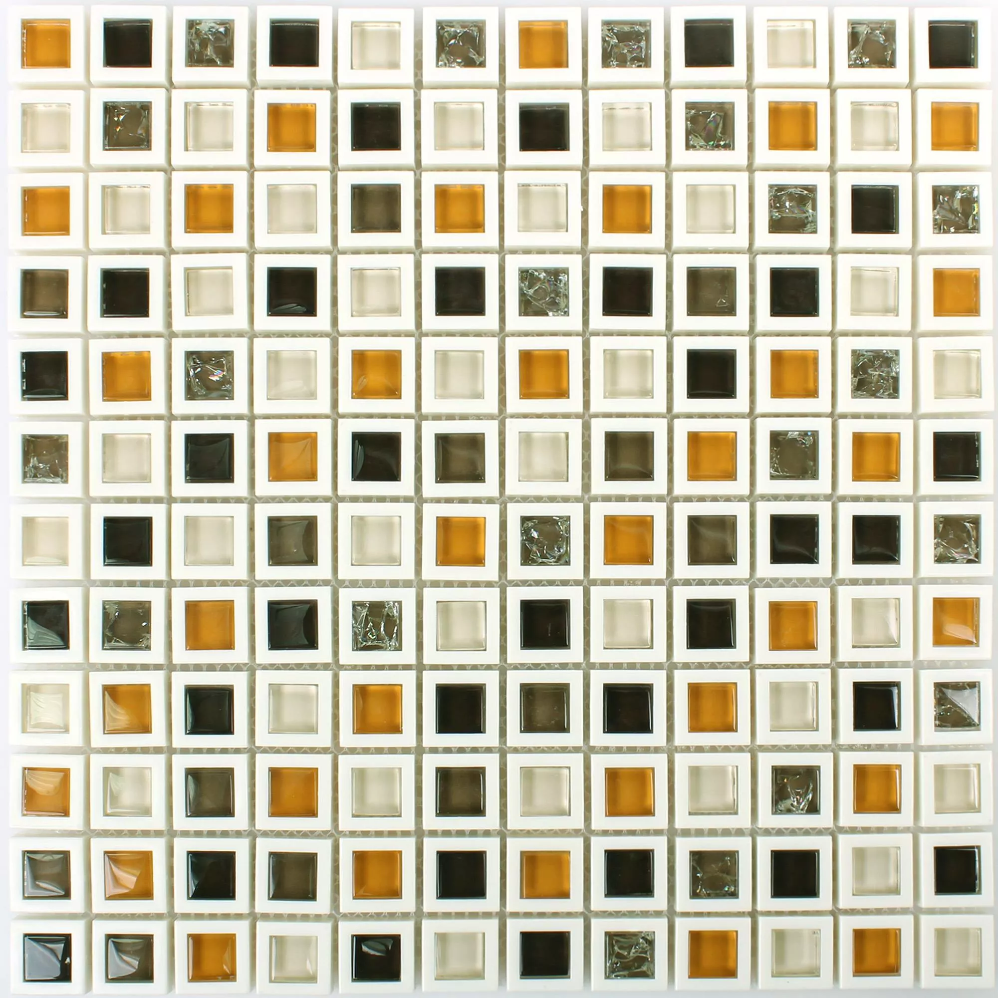 Glas Plast Mosaik Anatolia Brun