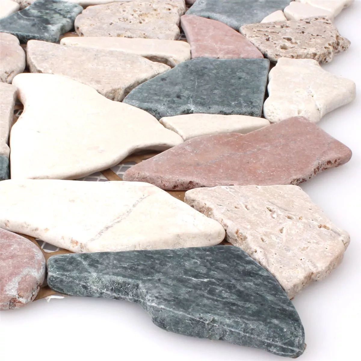 Mosaik Fliser Marmor Brud Multi