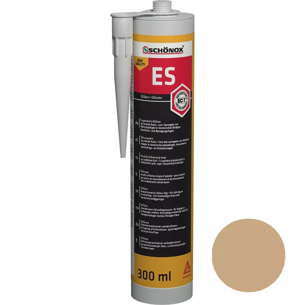 Schönox ES Karamel Fugemasse Silikone (300ml) Schönox ES Karamel Fugemasse Silikone (300ml)