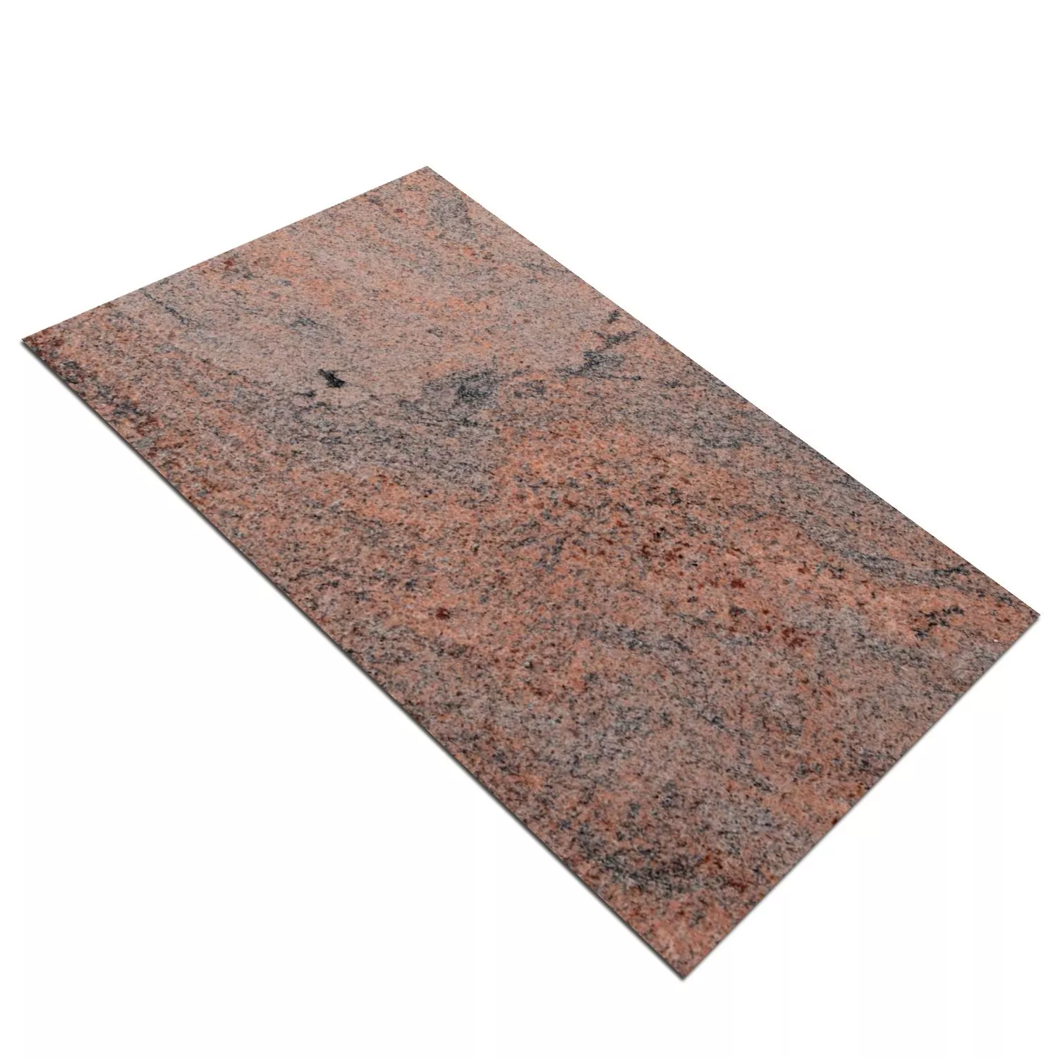 Natursten Fliser Granit Multicolor Red Børstet 30,5x61cm