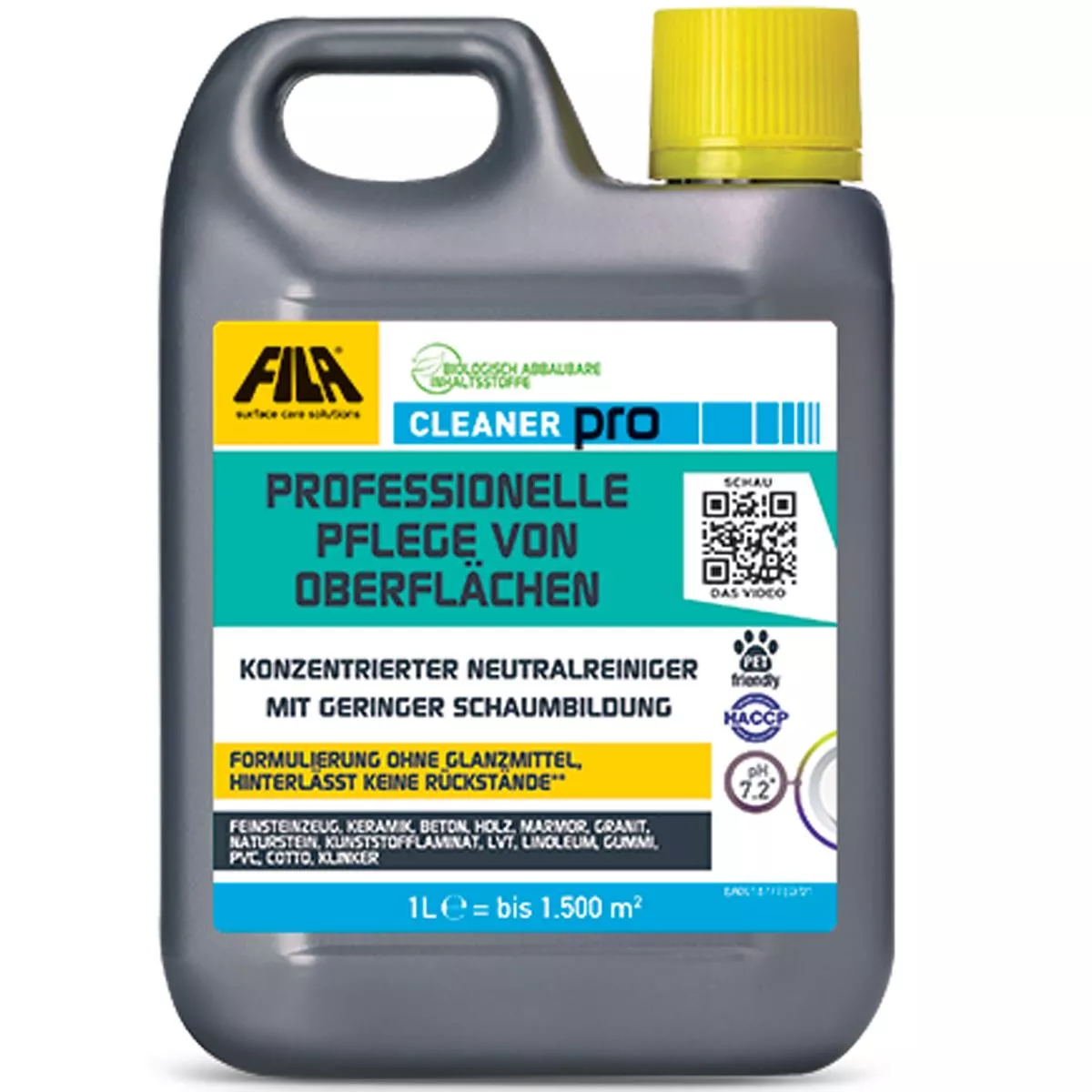 Fila CLEANER PRO overfladepleje 5 liter Fila CLEANER PRO overfladepleje 5 liter
