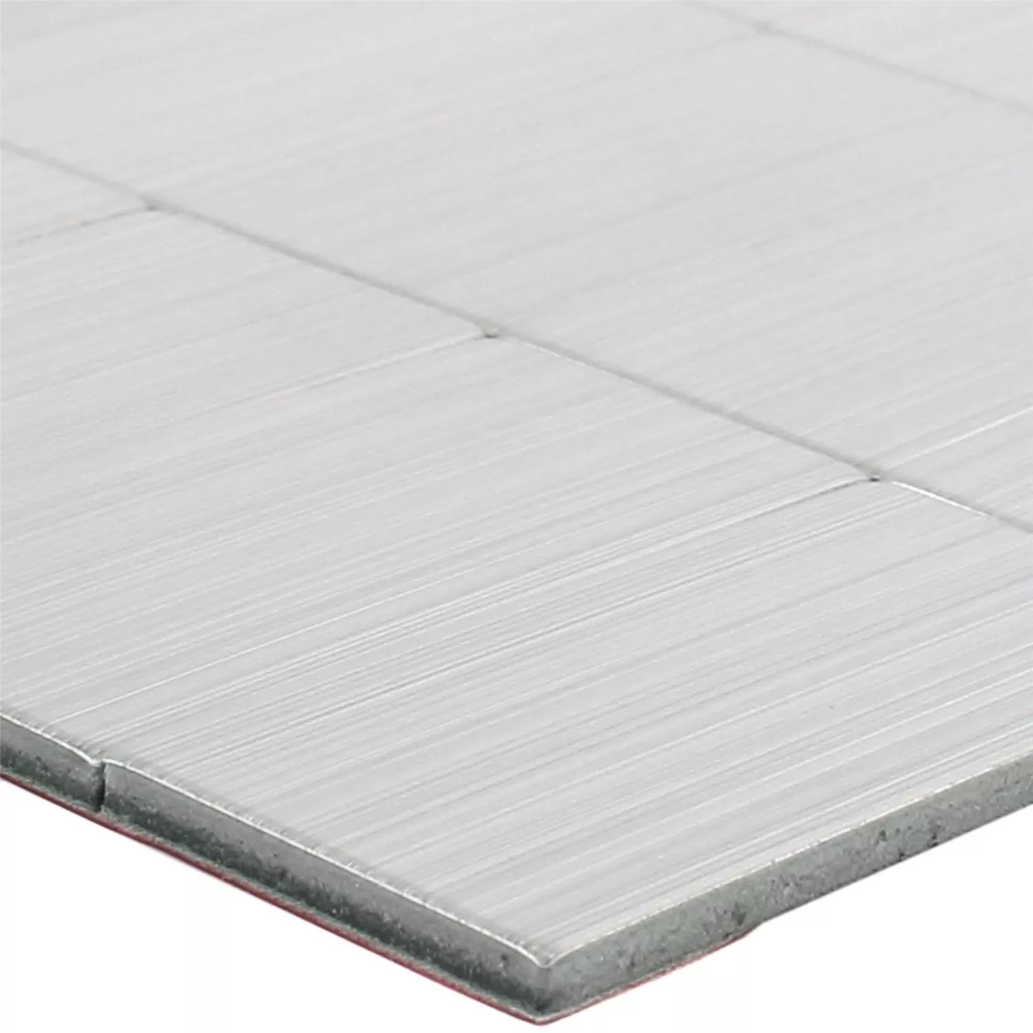 Mosaik Fliser Metal Selvklæbende Mikros Sølv Rektangel Mosaik Fliser Metal Selvklæbende Mikros Sølv Rektangel