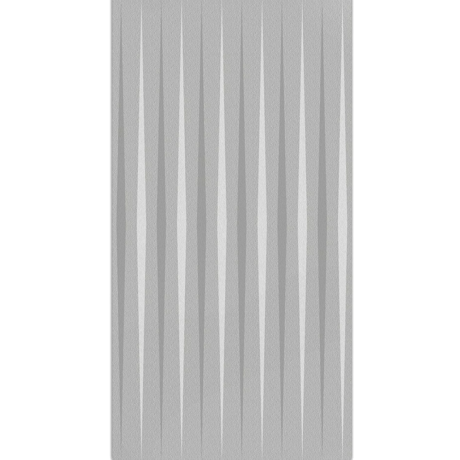 Vægfliser Vulcano Stripes Decor Rektificerer Gra 60x120cm