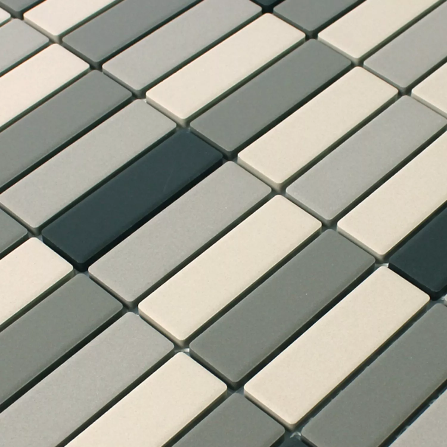 Mosaik Fliser Keramik Multimix Blå Gra Mix