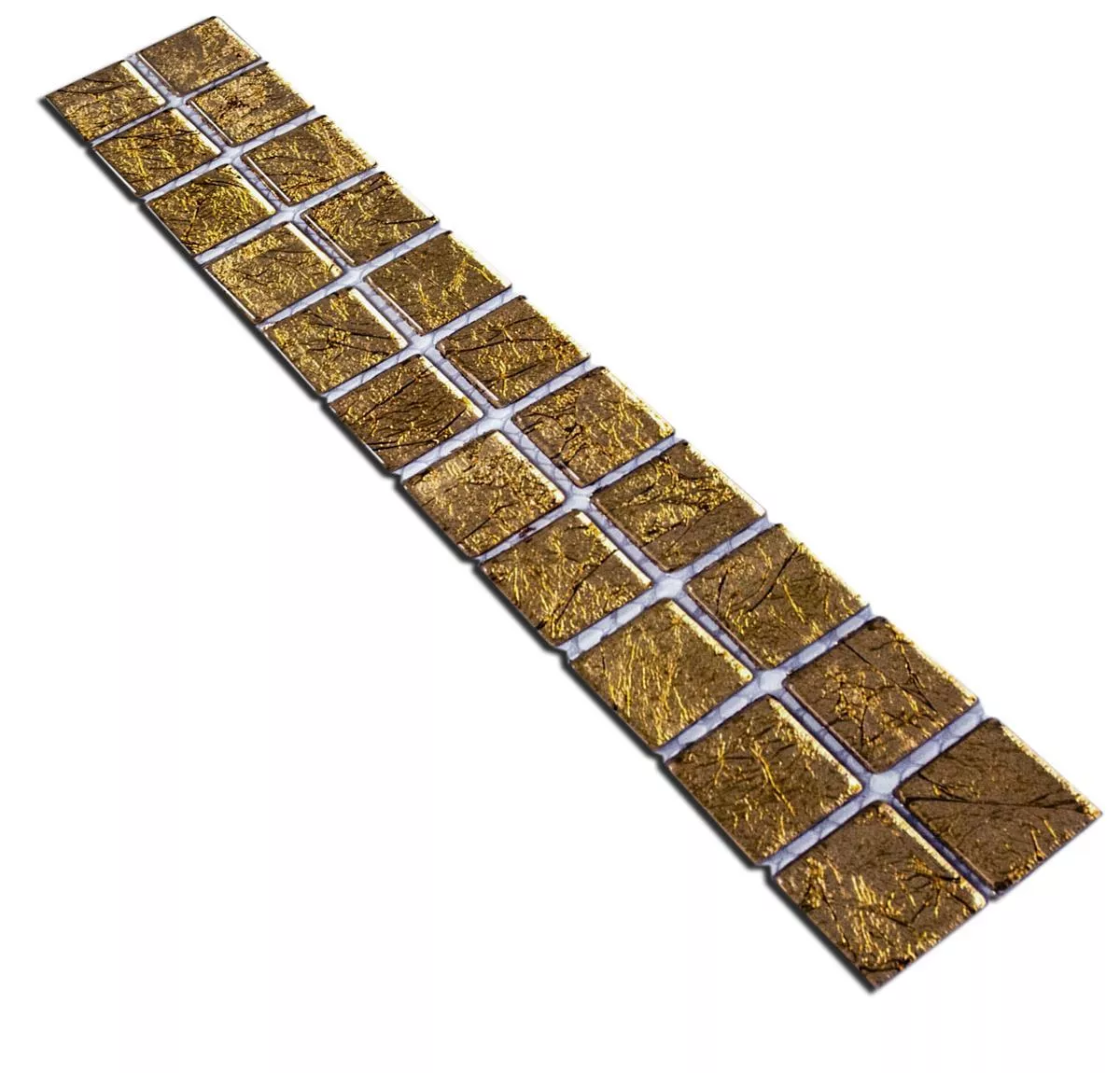Glasmosaik Fliser Bordure Artist Guld Q23 Glasmosaik Fliser Bordure Artist Guld Q23