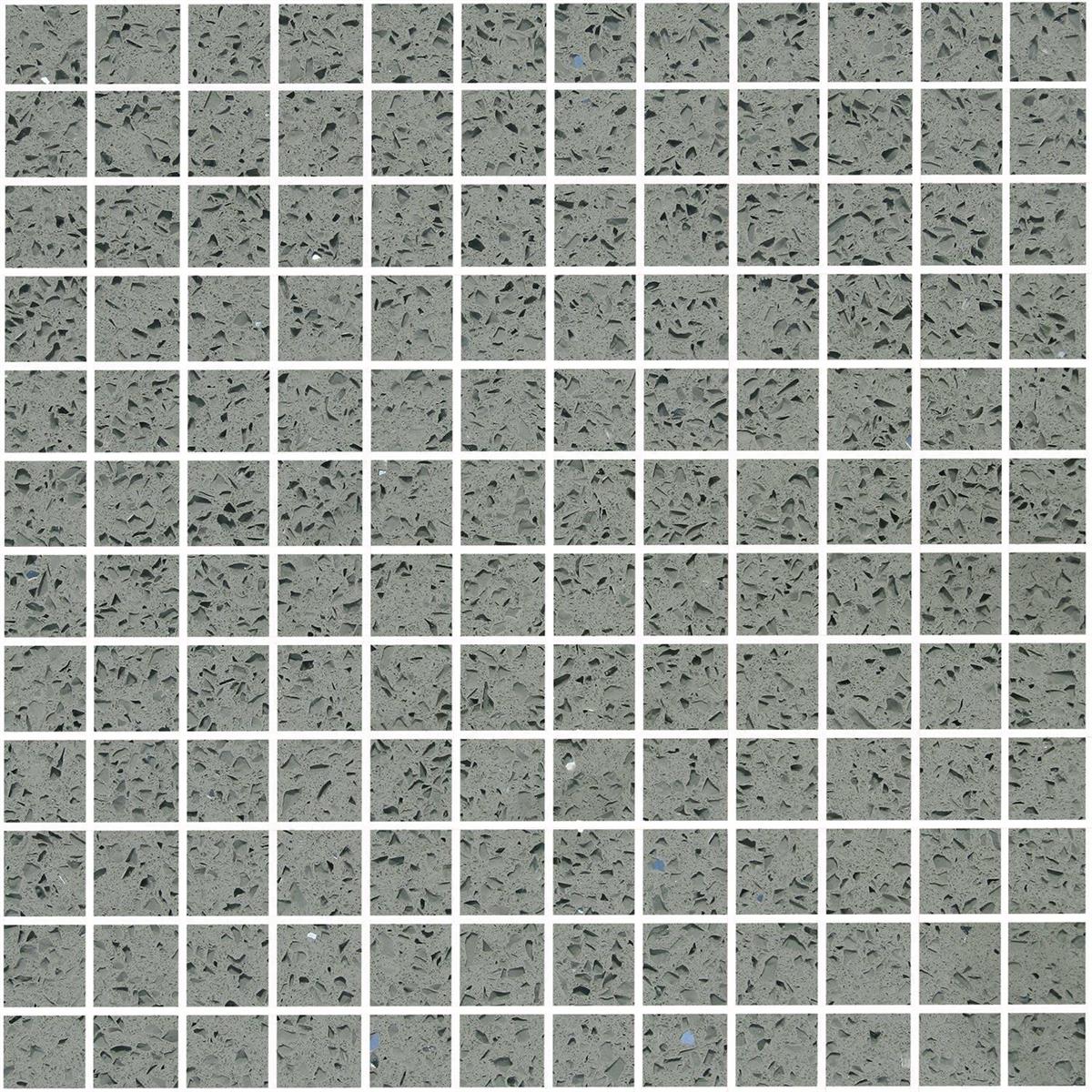 Mosaik Fliser Kvarts Komposit Gra 23