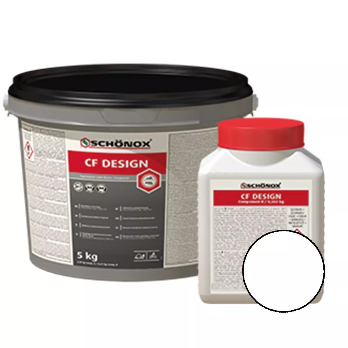 Fugemasse Schönox CF Design Epoxy Resin Colorfuge Hvid 5 kg