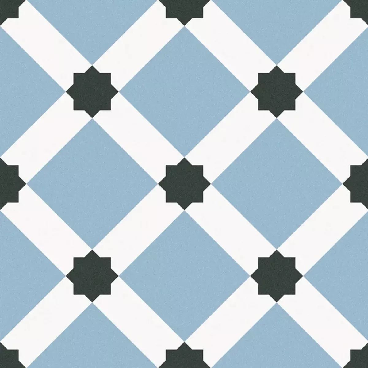 Atlantica Colmar Blå Hvid 25x25 cm