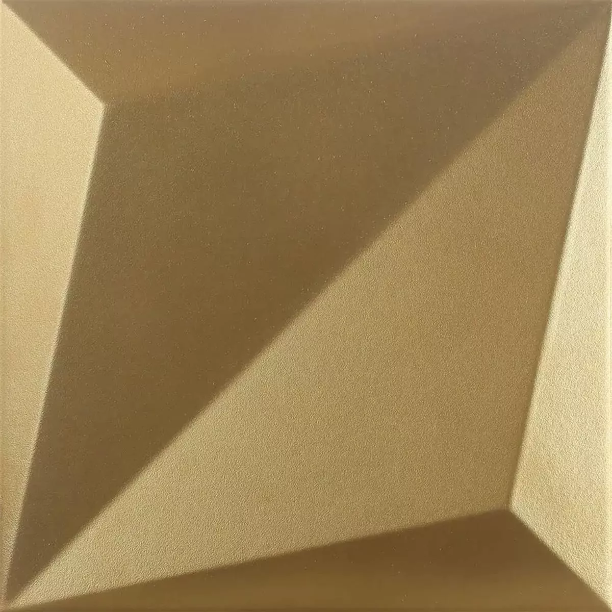 Vægfliser Skyline 3D Origami Måtte Guld