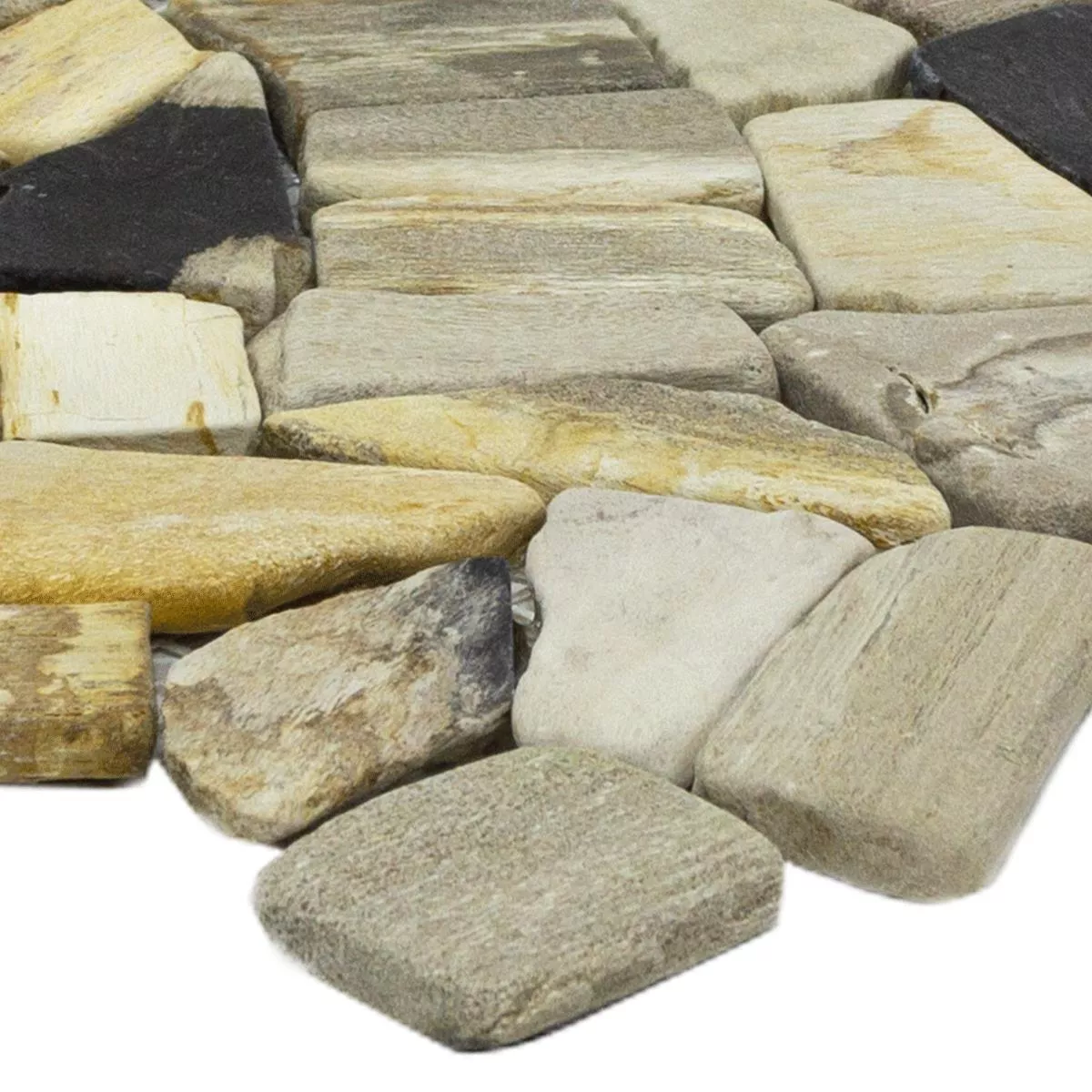 Mosaik Fliser Marmor Brud Antik Oak