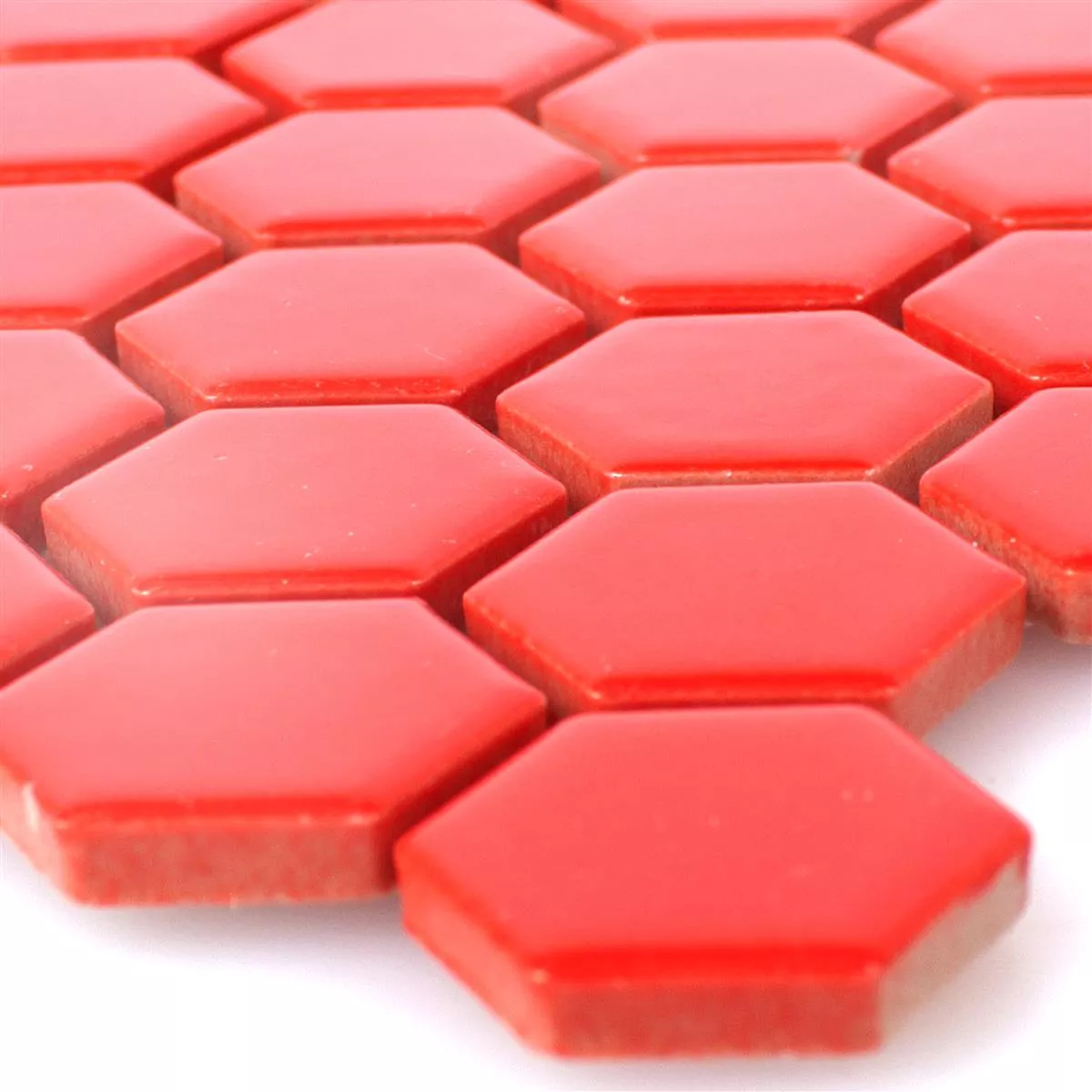 Keramik Mosaik Fliser Zenon Rød Måtte Keramik Mosaik Fliser Zenon Rød Måtte
