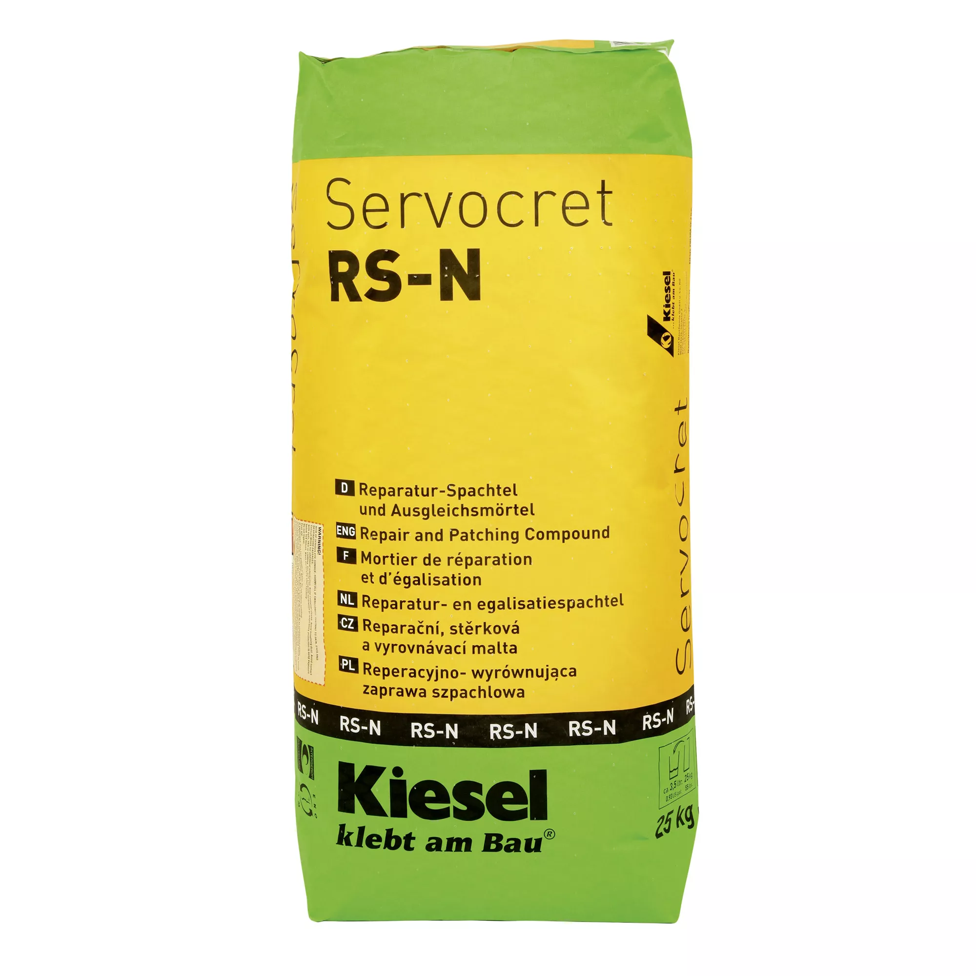 Kiesel Servocret RS-N - Reparationspåfyldnings- Og Nivelleringsmørtel (25KG)