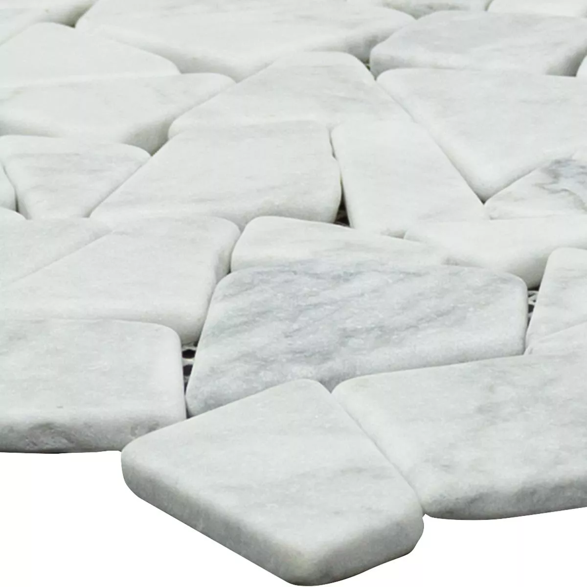 Marmor Brud Mosaik Fliser Mareblu Carrara Hvid Marmor Brud Mosaik Fliser Mareblu Carrara Hvid
