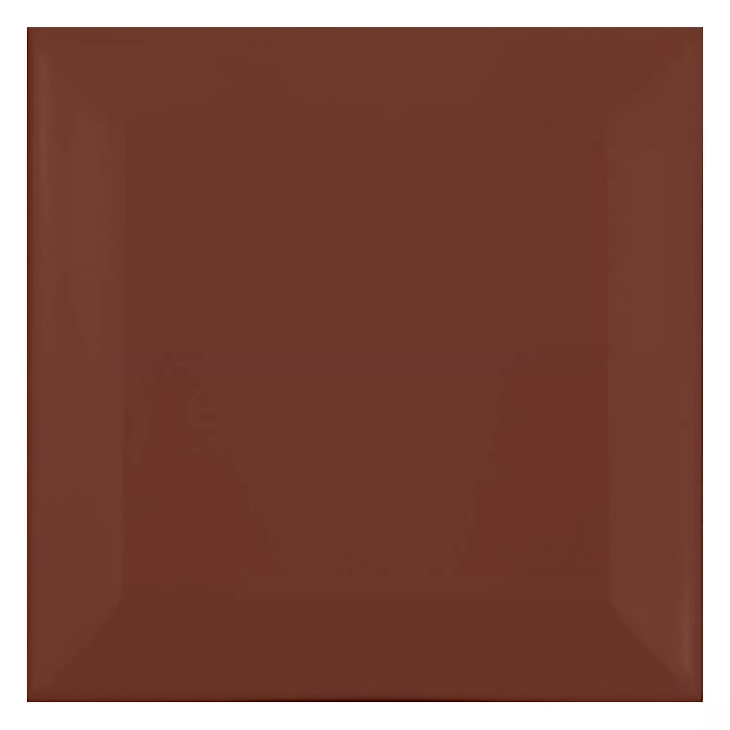 Metro flise Brun Måtte 10x10 cm Med Facet Catarina Marron