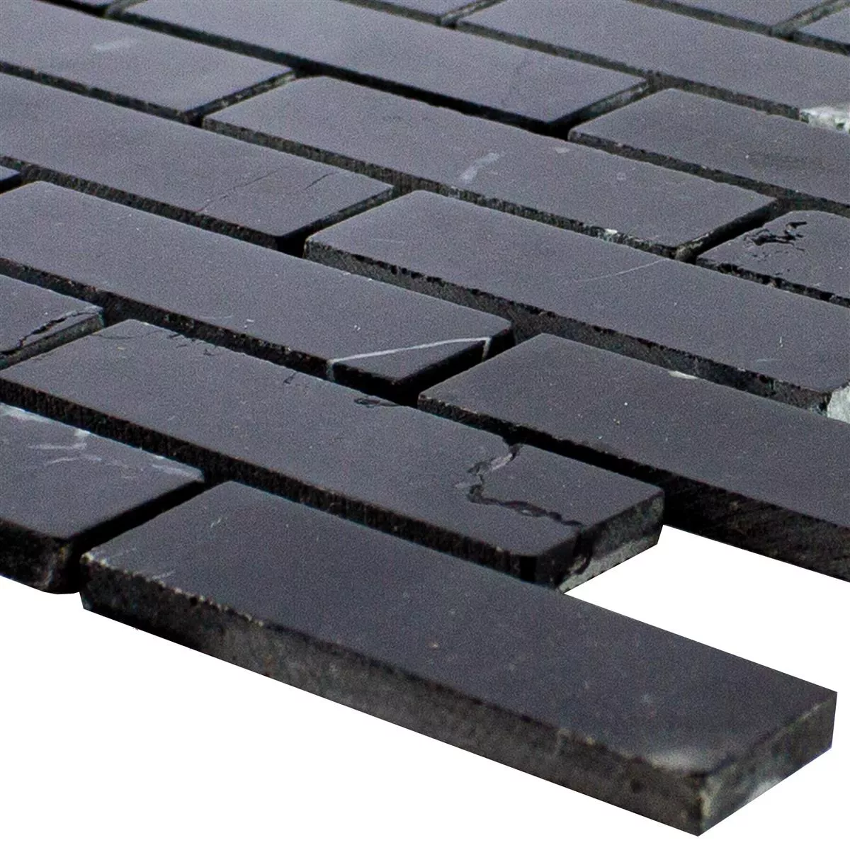 Marmor Natursten Mosaik Fliser Avalon Sort Marmor Natursten Mosaik Fliser Avalon Sort