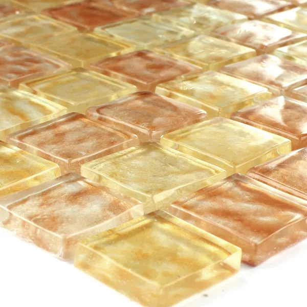 Glasmosaik 25x25x6mm Rav Beige Skifer Mix Glasmosaik 25x25x6mm Rav Beige Skifer Mix
