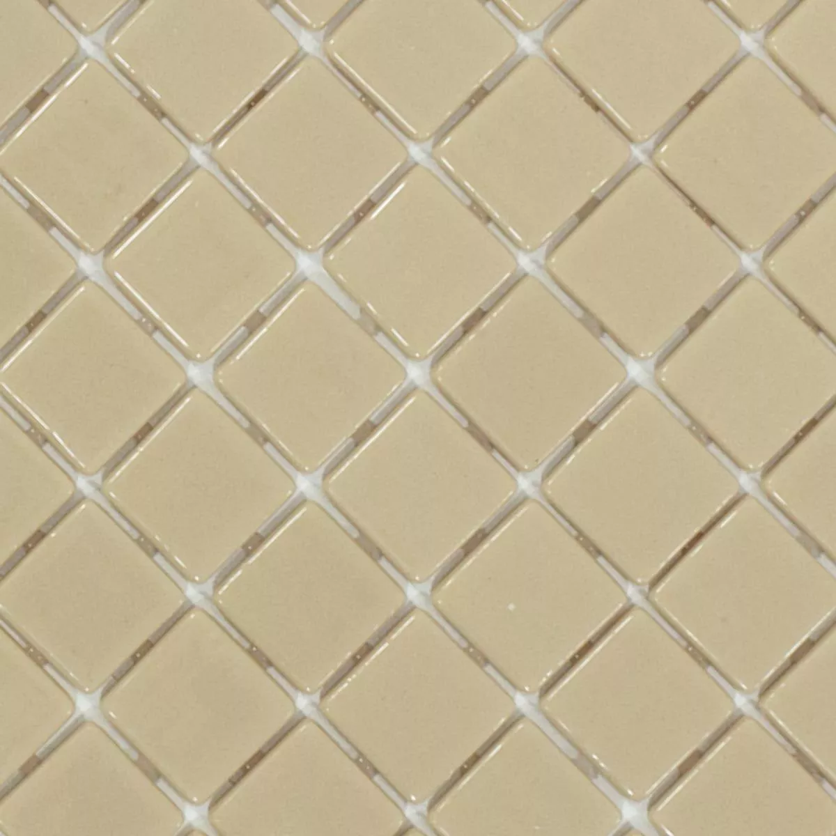 Glas Swimmingpool Mosaik Venetia Beige