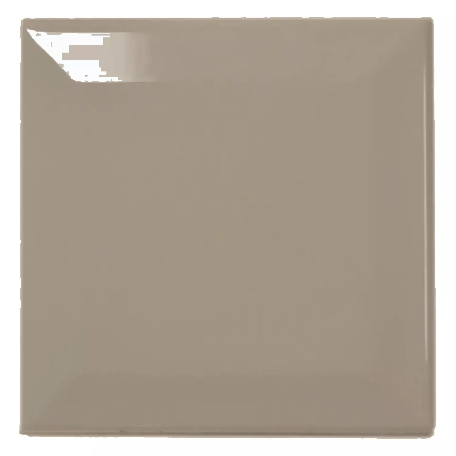Metro flise Brun Strålende 10x10 cm Med Facet Catarina Mink