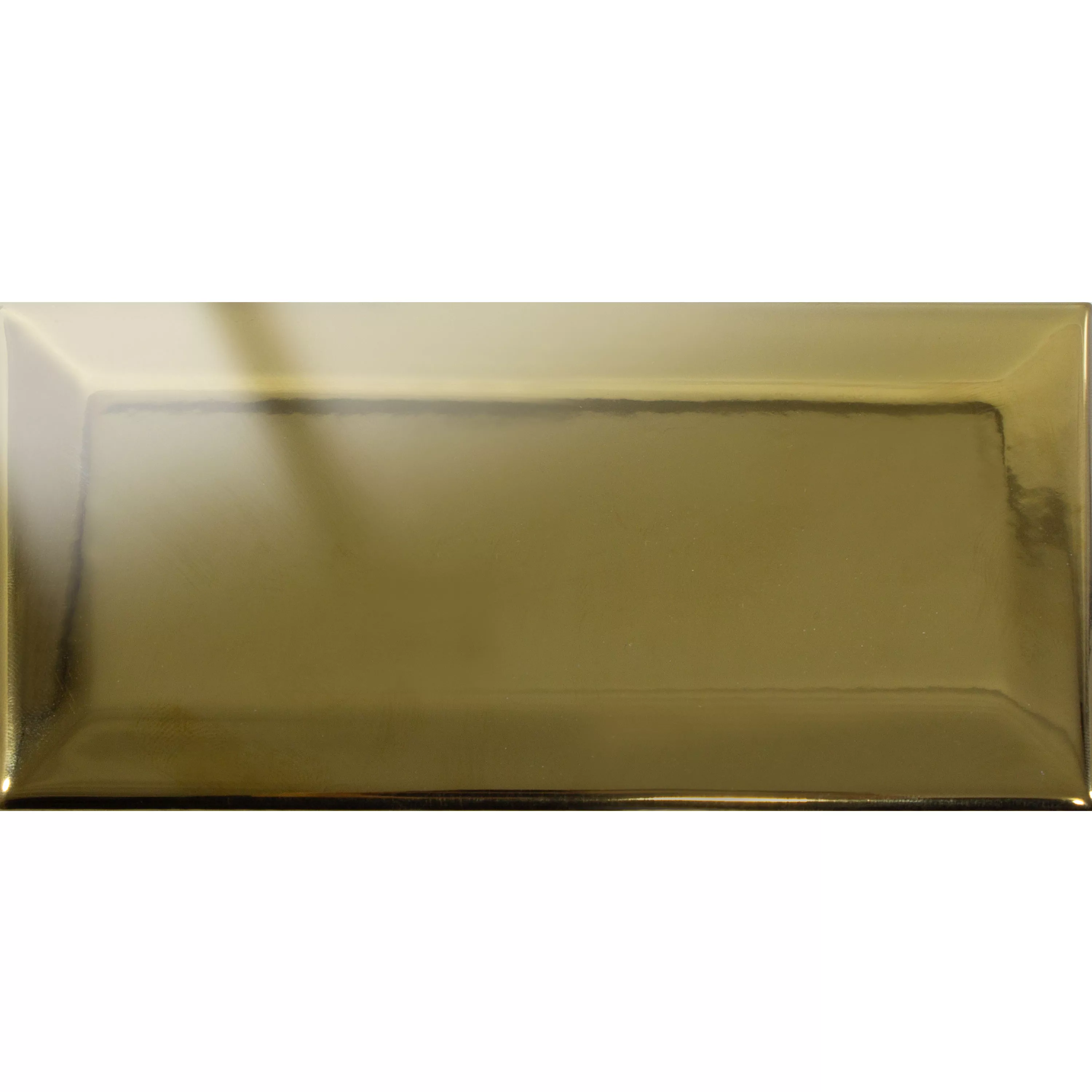 Metro Vægfliser Heliopolis Med Facet Eksklusiv Guld 7,5x15cm  Metro Vægfliser Heliopolis Med Facet Eksklusiv Guld 7,5x15cm