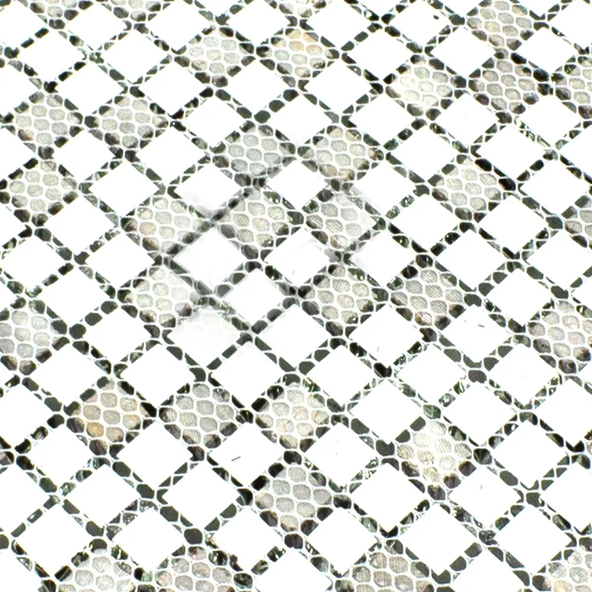 Mosaik Fliser Glas Marmor Estrella Brun
