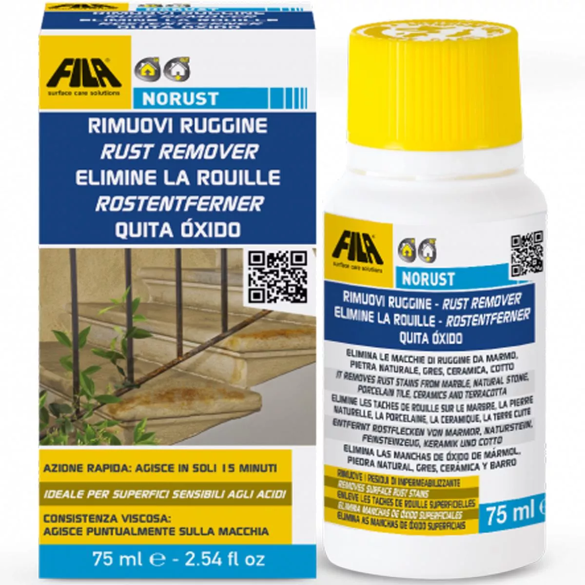 Fila NORUST rustpletfjerner 75 ml Fila NORUST rustpletfjerner 75 ml