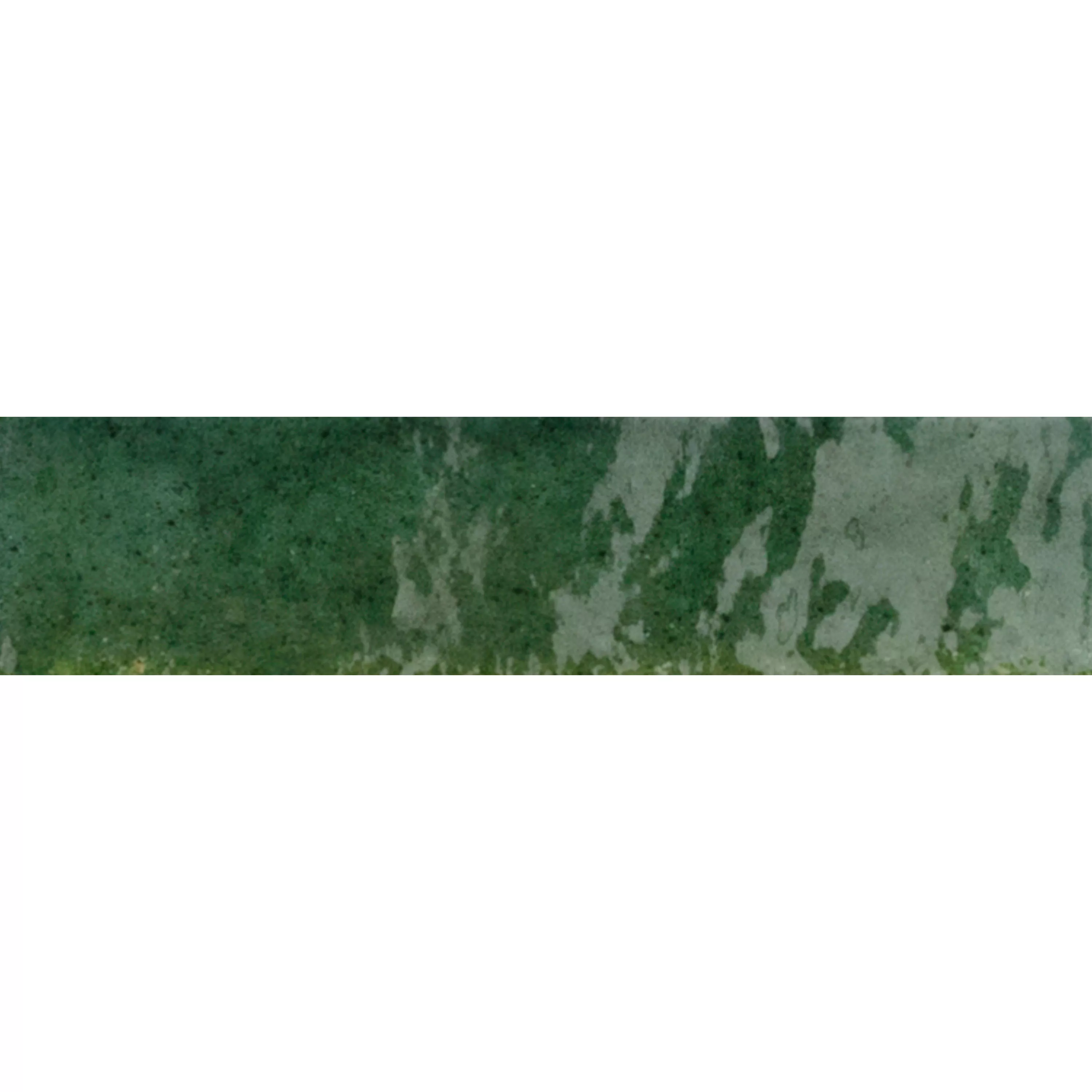 Vægfliser Laguna Strålende Bølgepap Grøn 6x24cm