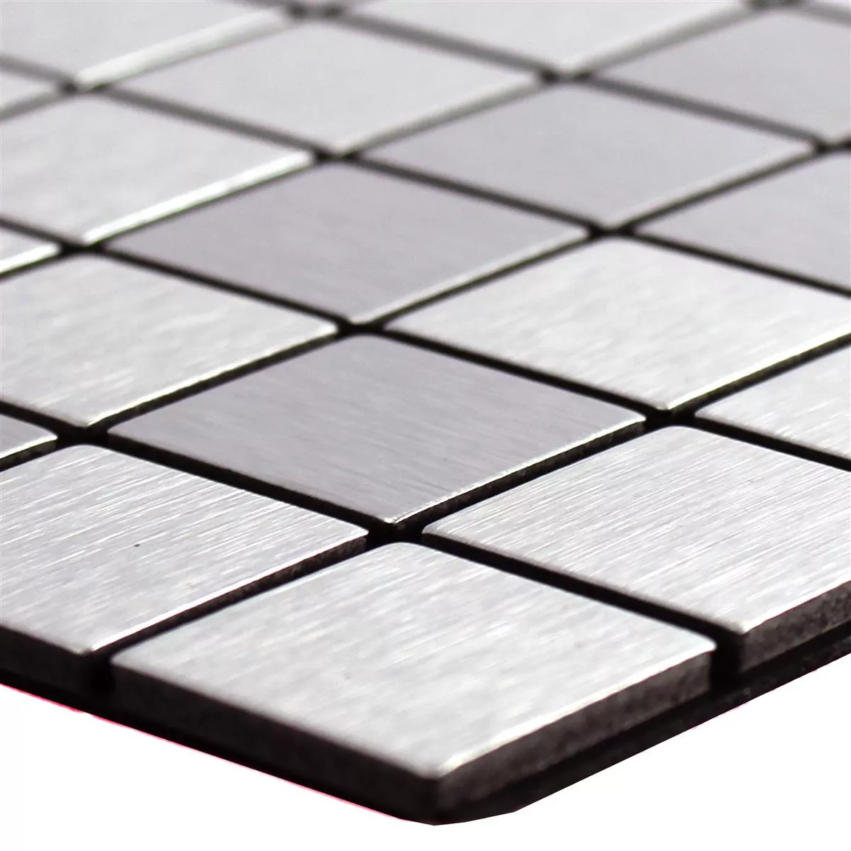 Metal Mosaik Fliser Wygon Selvklæbende Sølv 25mm Metal Mosaik Fliser Wygon Selvklæbende Sølv 25mm