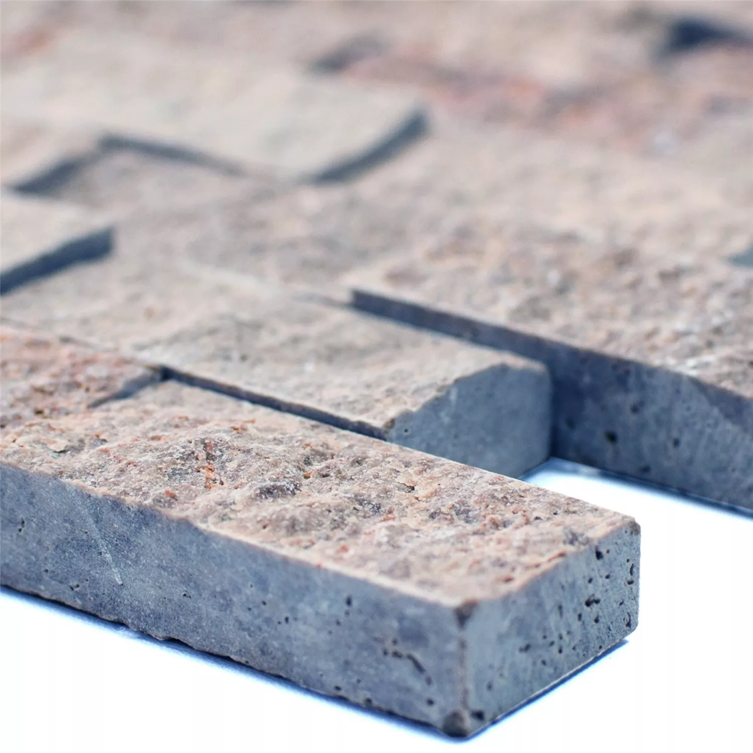 Mosaik Fliser Travertin Patara Noce 3D Mosaik Fliser Travertin Patara Noce 3D