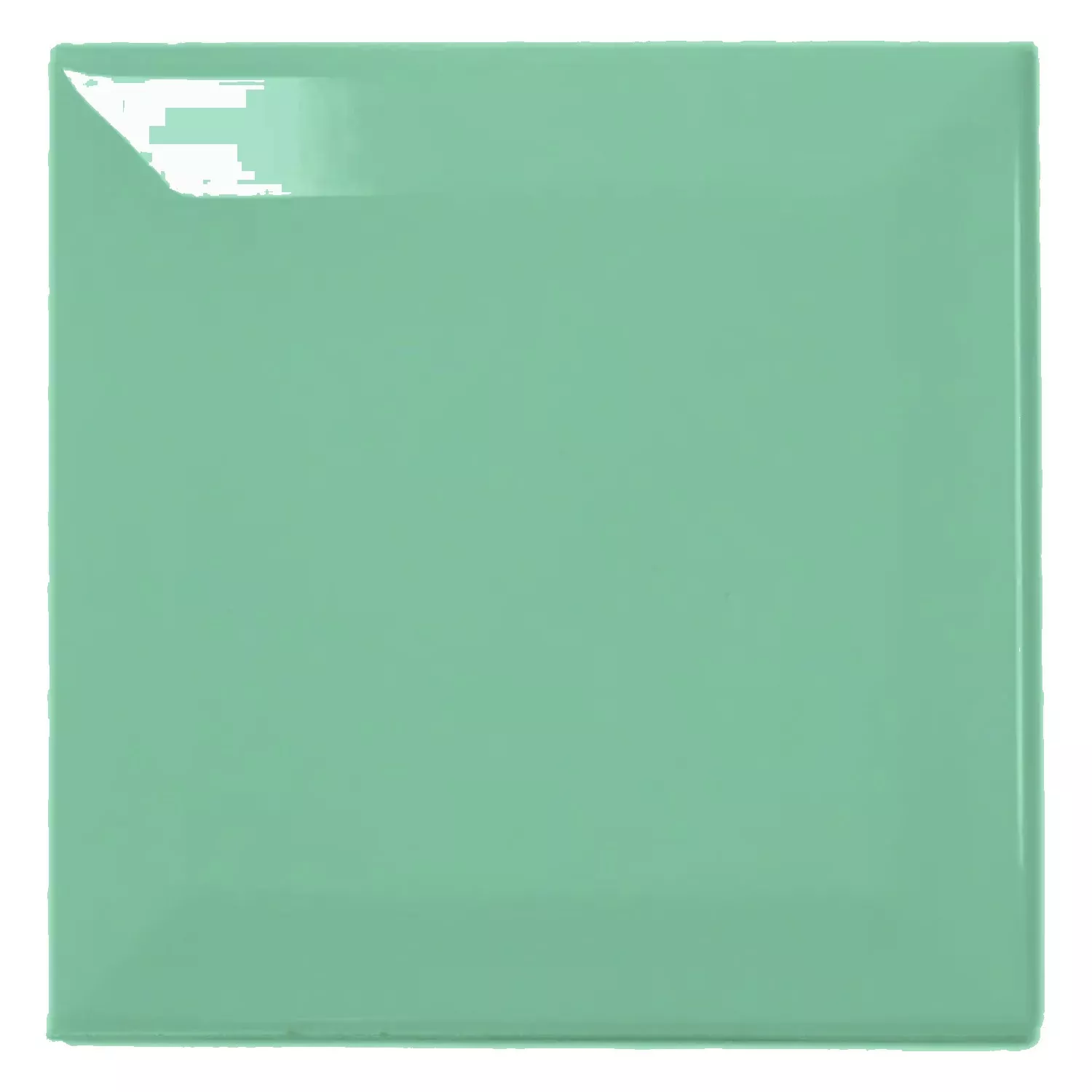 Metro flise Grøn Strålende 10x10 cm Med Facet Catarina Manzana