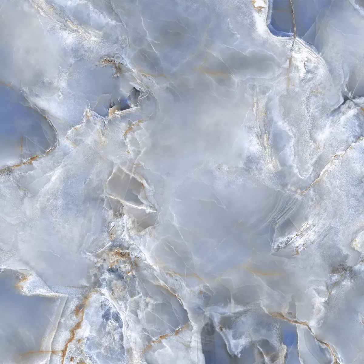 New York Blå Poleret 60x60 cm