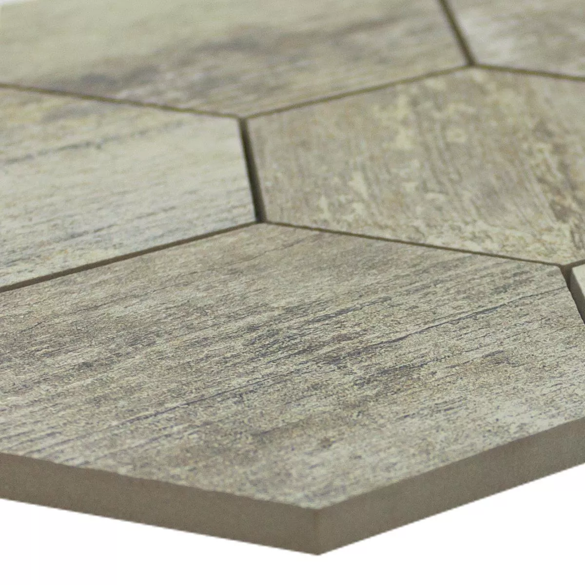 Porcellanato Mosaik Fliser Hexagon Straubing Beige
